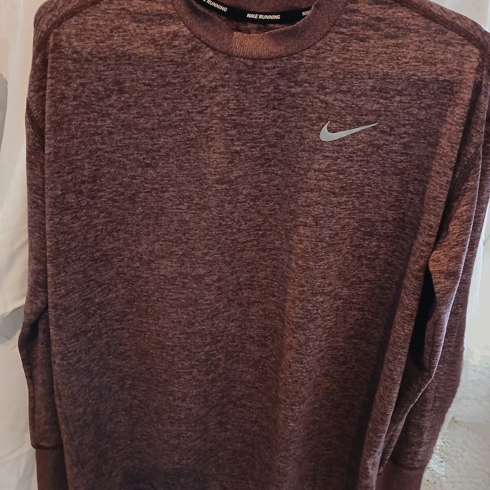 Nike Red Long Sleeve Sweatshirt